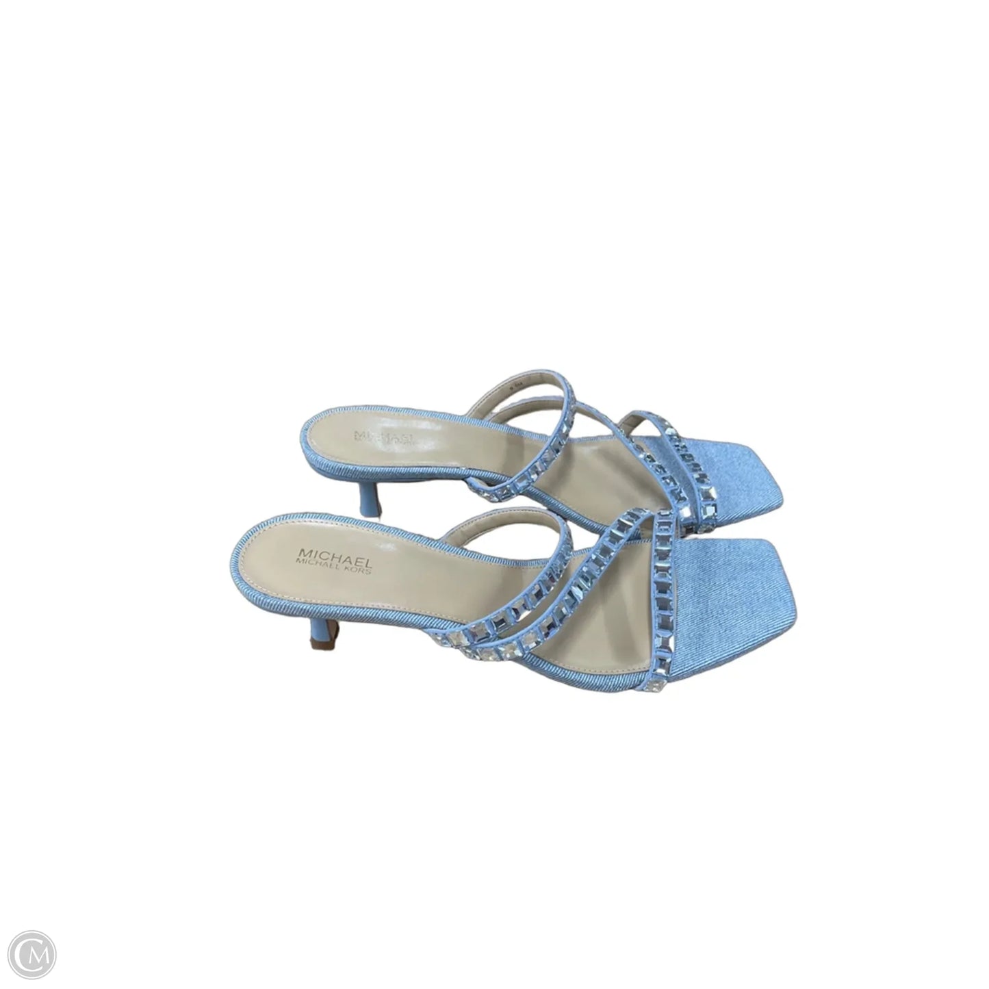 Shoes Heels Kitten By Michael By Michael Kors In Blue, Size: 9.5