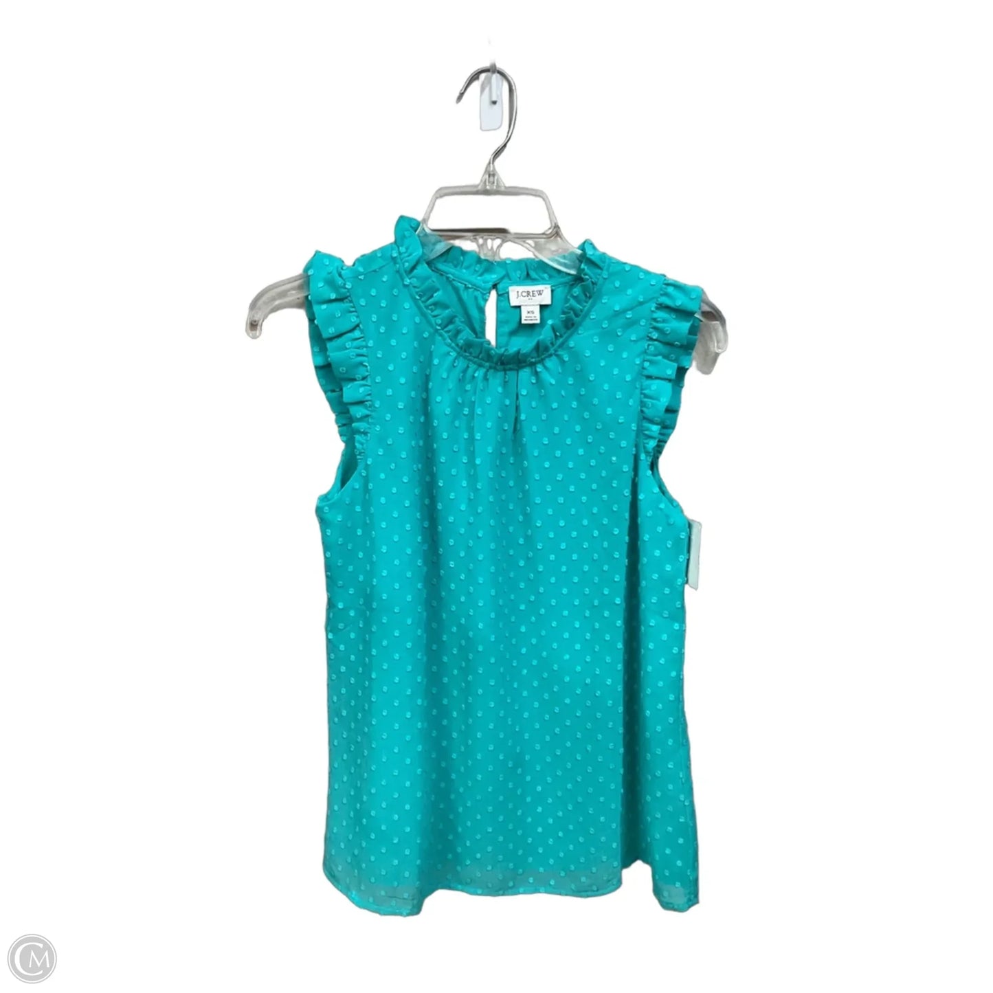 Top Sleeveless By J. Crew In Teal, Size: Xs