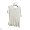 Top Short Sleeve Basic By Lane Bryant In White, Size: 1x