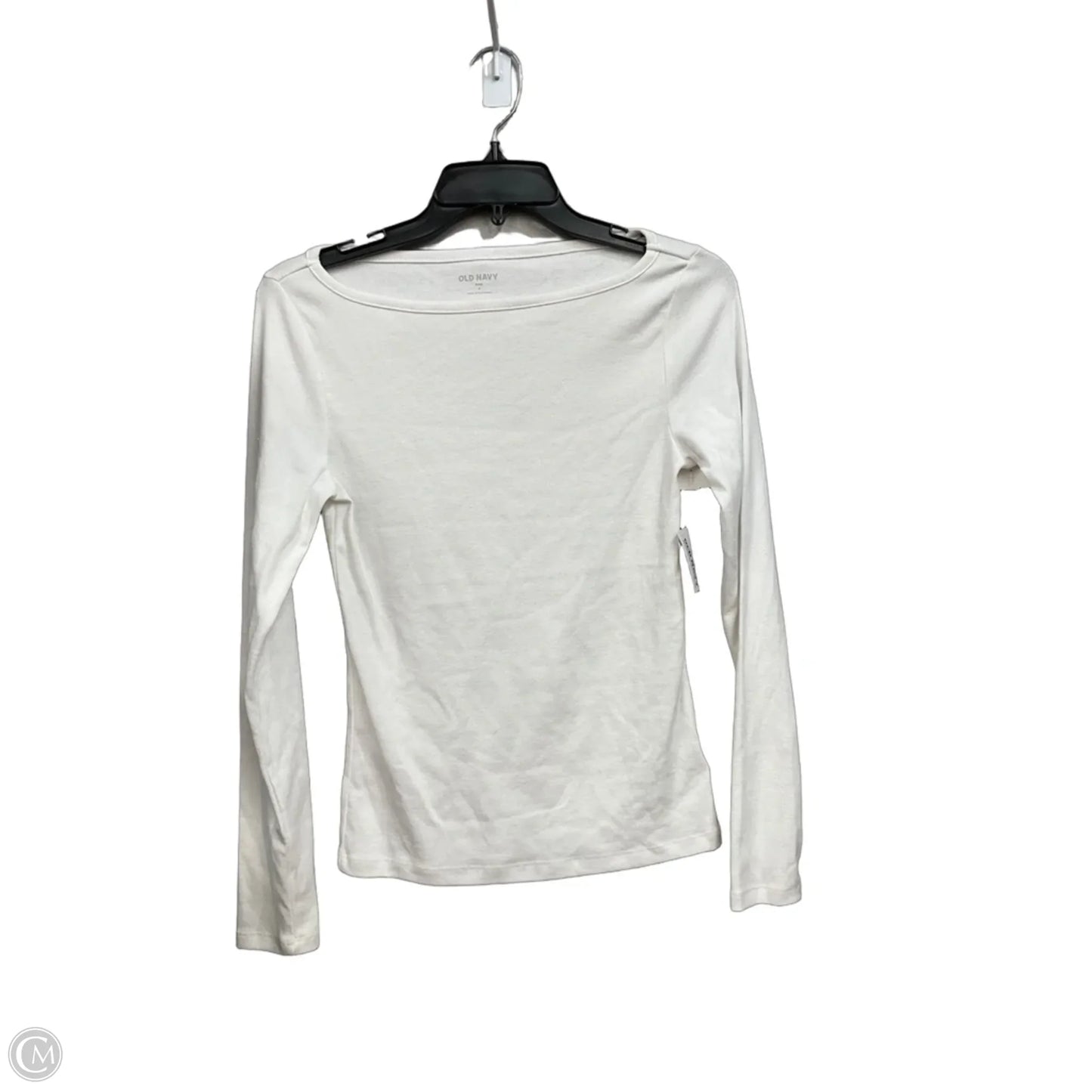 Top Long Sleeve Basic By Old Navy In White, Size: S