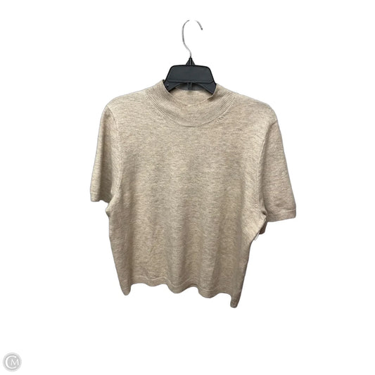 Top Short Sleeve By A New Day In Tan, Size: Xl