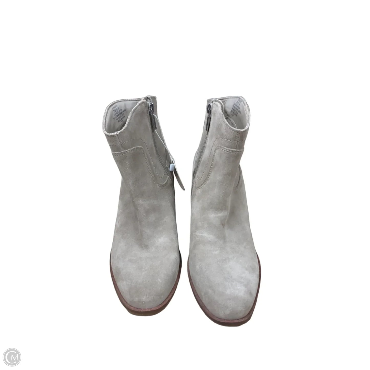 Boots Ankle Heels By Lucky Brand In Tan, Size: 7