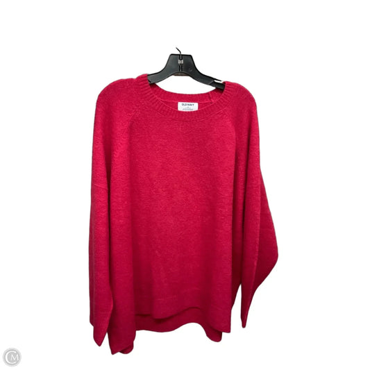 Sweater By Old Navy In Pink, Size: 2x