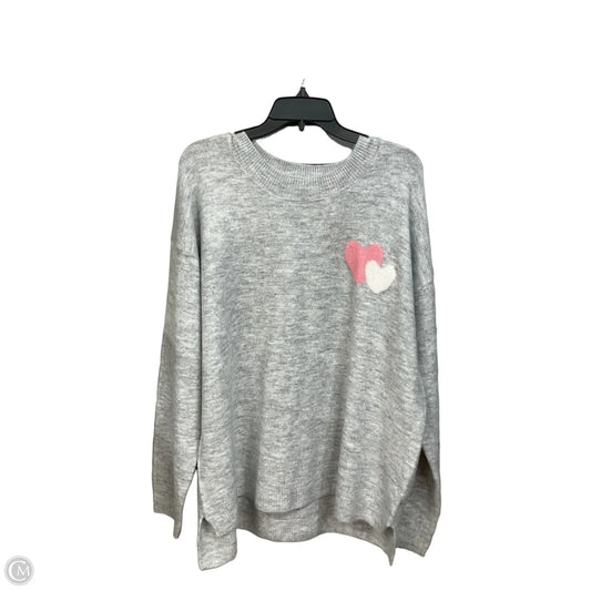 Sweater By Clothes Mentor In Grey, Size: Xxl