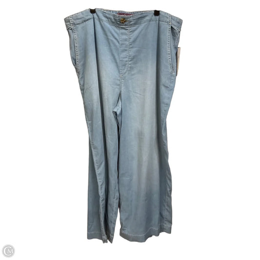 Jeans Wide Leg By Gloria Vanderbilt In Blue Denim, Size: 18
