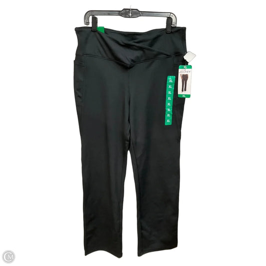 Athletic Pants By Jockey In Black, Size: Xl