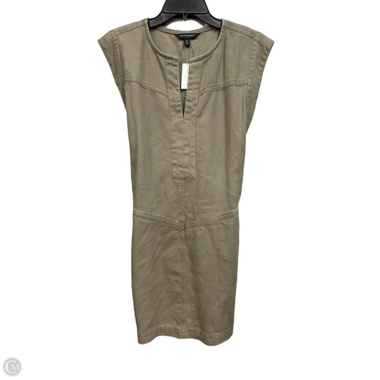 Dress Casual Midi By Banana Republic In Tan, Size: Xs