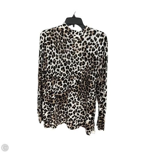 Top Long Sleeve By Chicos In Animal Print, Size: Xl