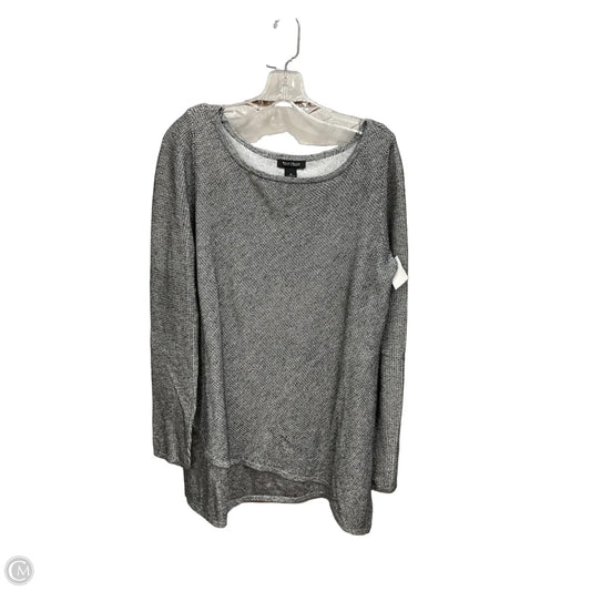 Top Long Sleeve By White House Black Market In Grey, Size: Xl
