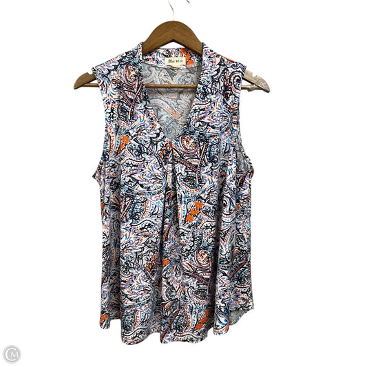 Top Sleeveless By Clothes Mentor In Multi-colored, Size: L