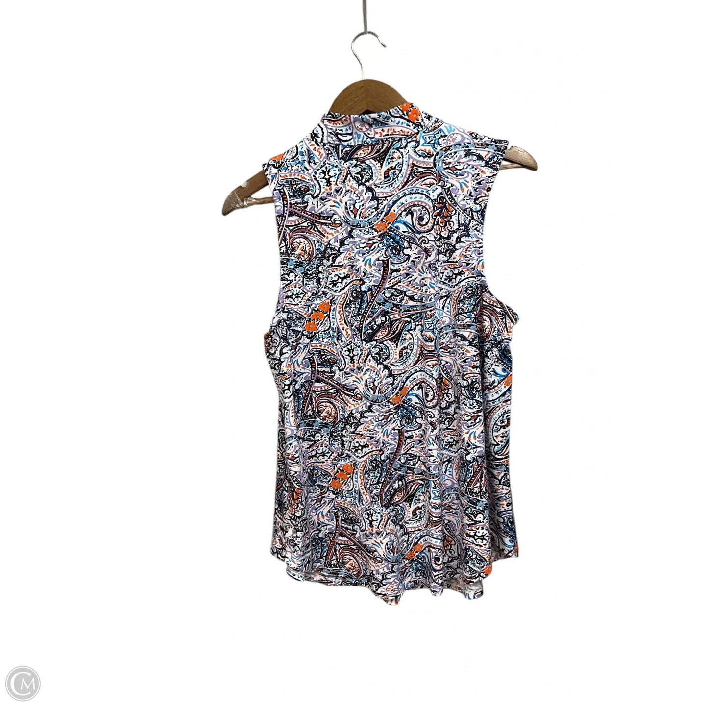 Top Sleeveless By Clothes Mentor In Multi-colored, Size: L