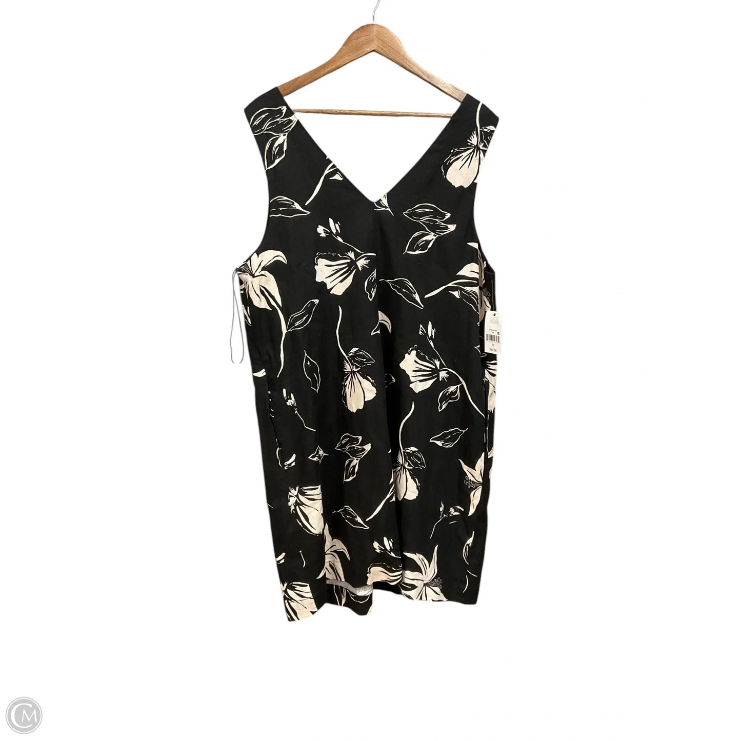 Dress Casual Maxi By Ophelia Roe In Black & White, Size: 2x
