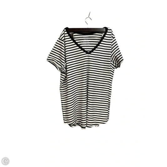 Top Short Sleeve By Torrid In Striped Pattern, Size: 2x