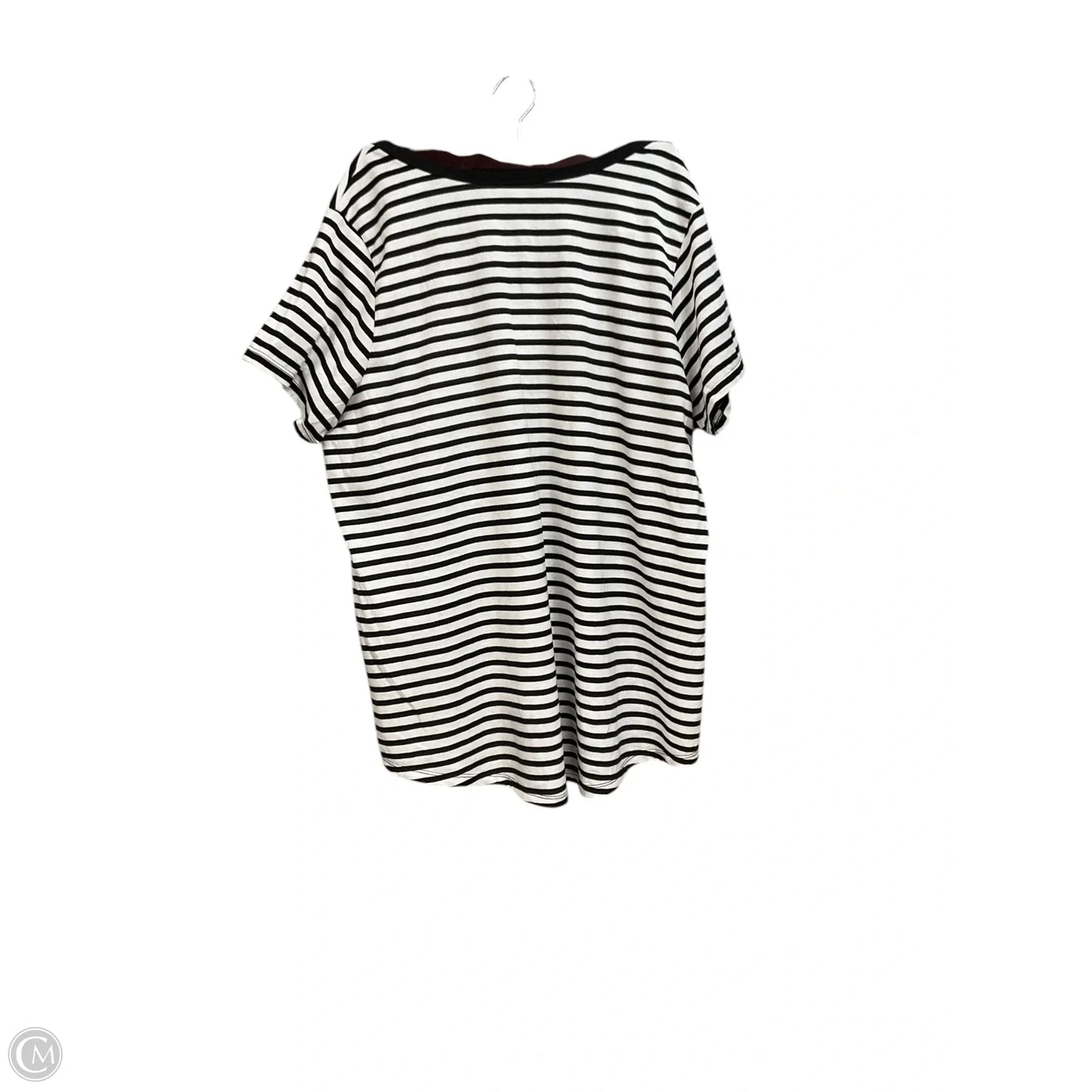 Top Short Sleeve By Torrid In Striped Pattern, Size: 2x