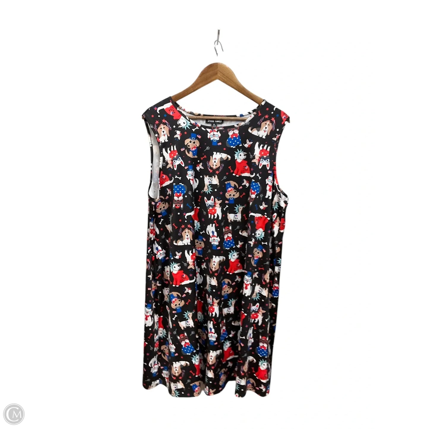 Dress Casual Midi By Clothes Mentor In Black, Size: Xxl