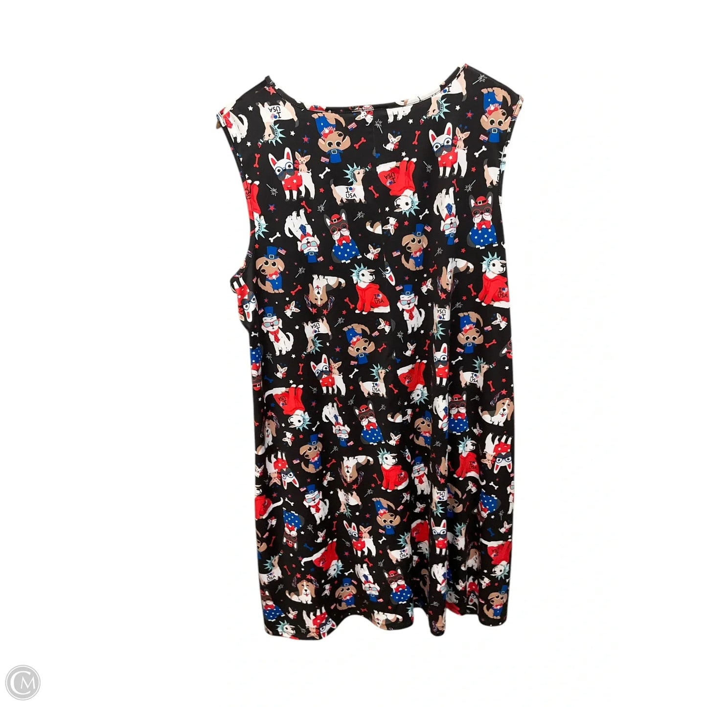 Dress Casual Midi By Clothes Mentor In Black, Size: Xxl