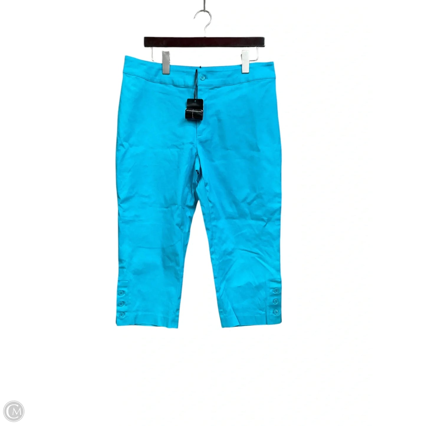 Capris By Monroe And Main In Teal, Size: 12