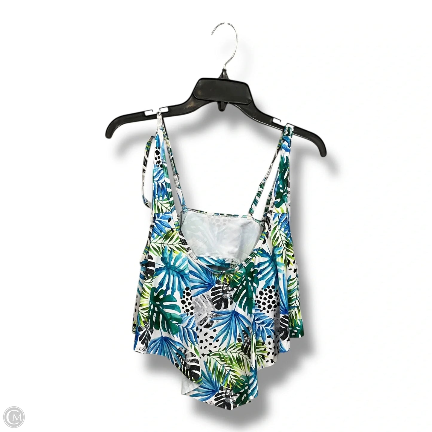 Swimsuit Top By Clothes Mentor In Multi-colored, Size: Xl
