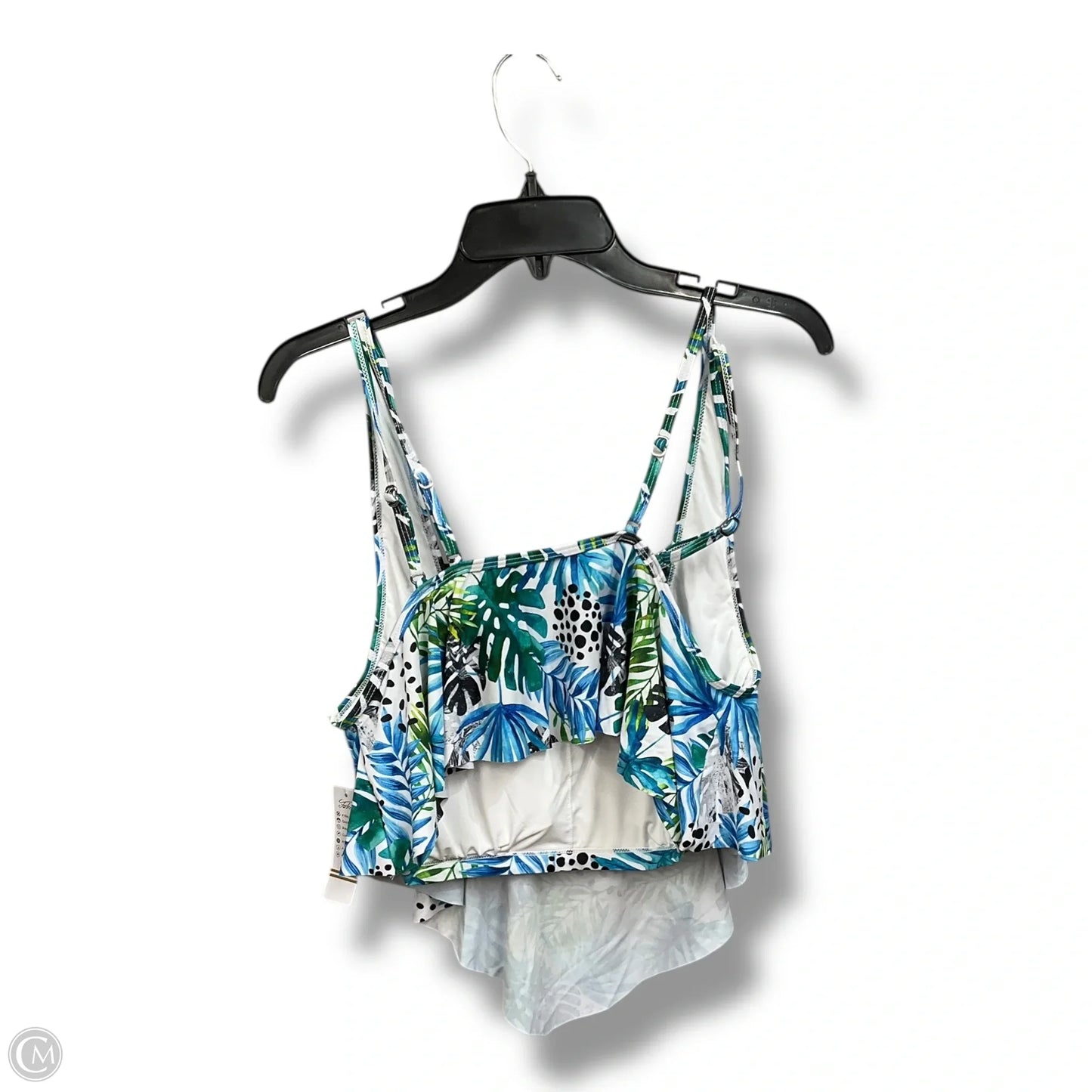 Swimsuit Top By Clothes Mentor In Multi-colored, Size: Xl
