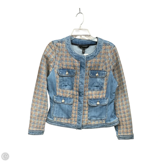Jacket Denim By White House Black Market In Blue Denim, Size: L