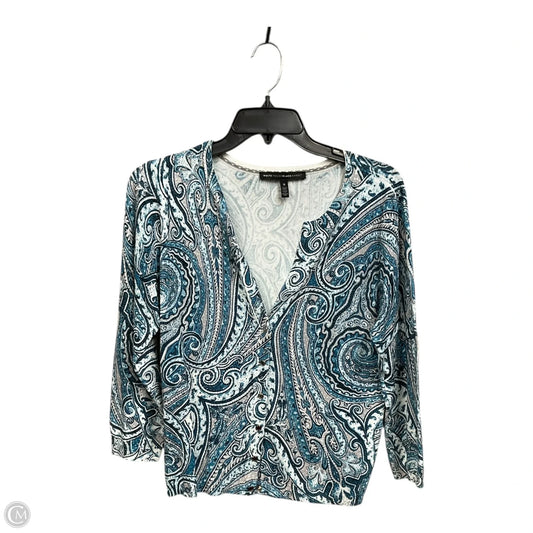 Cardigan By White House Black Market In Blue & Green, Size: M