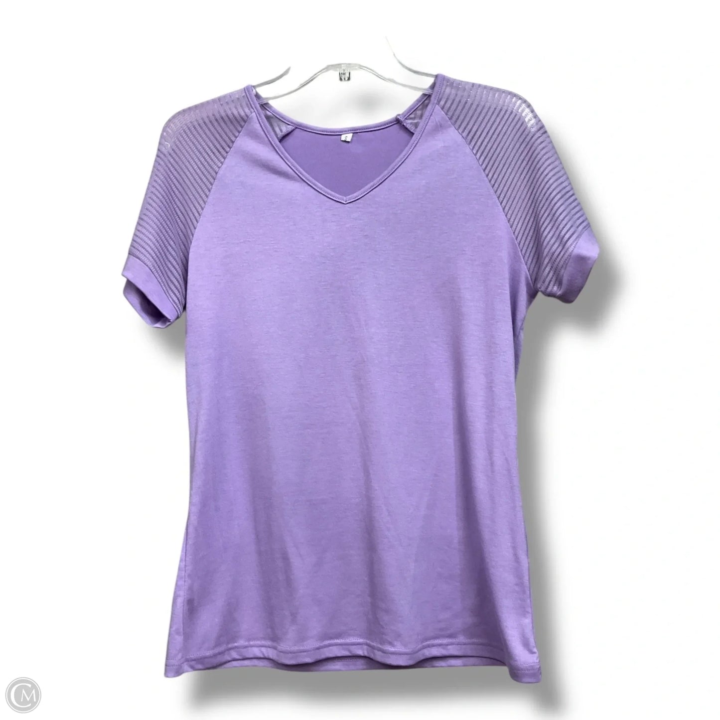 Top Short Sleeve By Clothes Mentor In Purple, Size: S