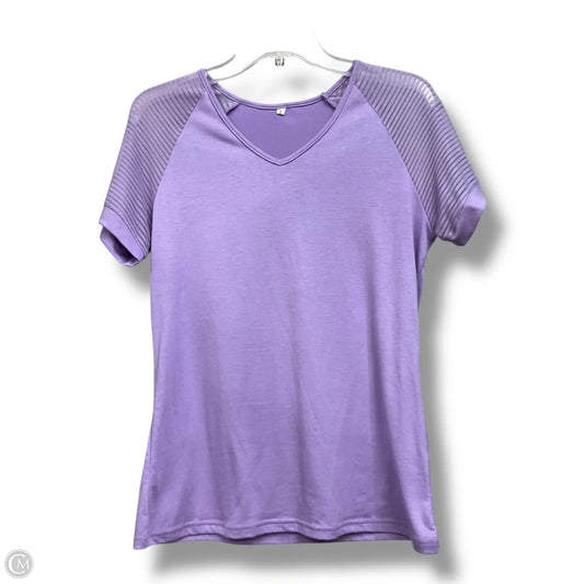 Top Short Sleeve By Clothes Mentor In Purple, Size: S