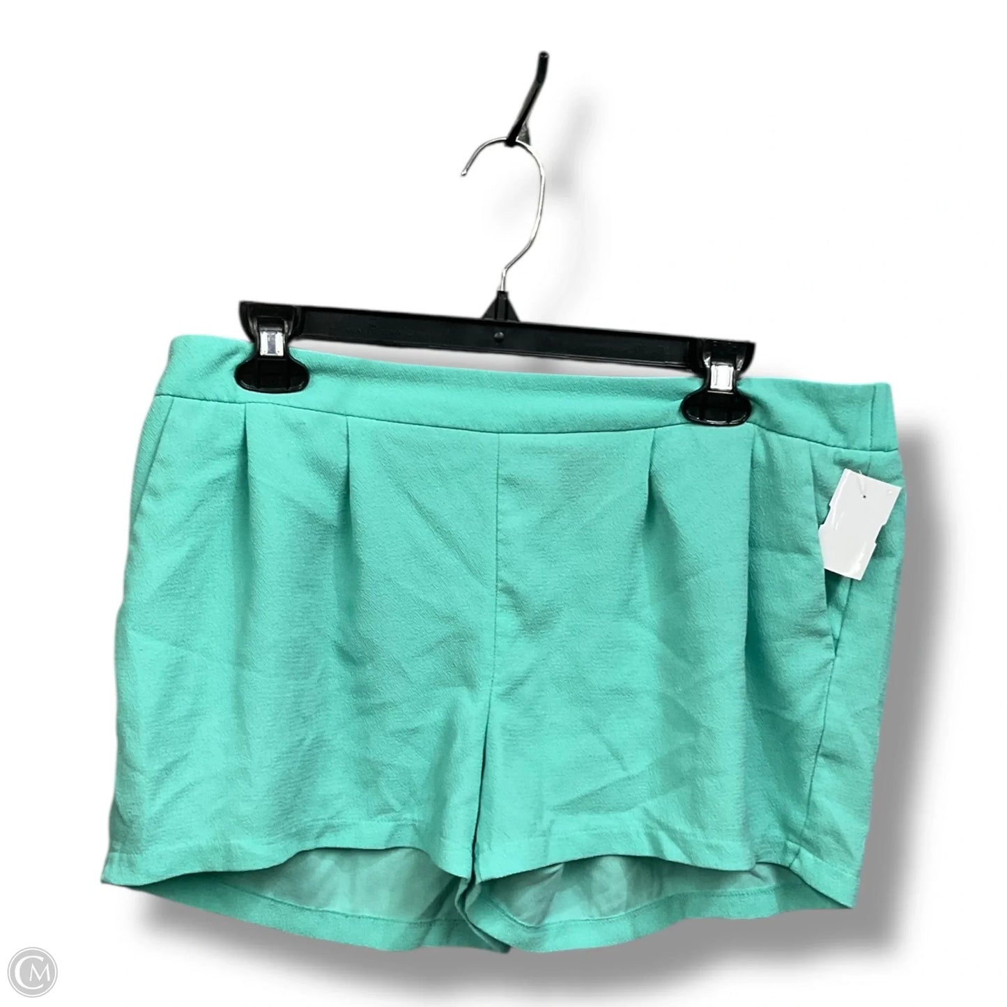 Shorts By Massimo Dutti In Green, Size: 12