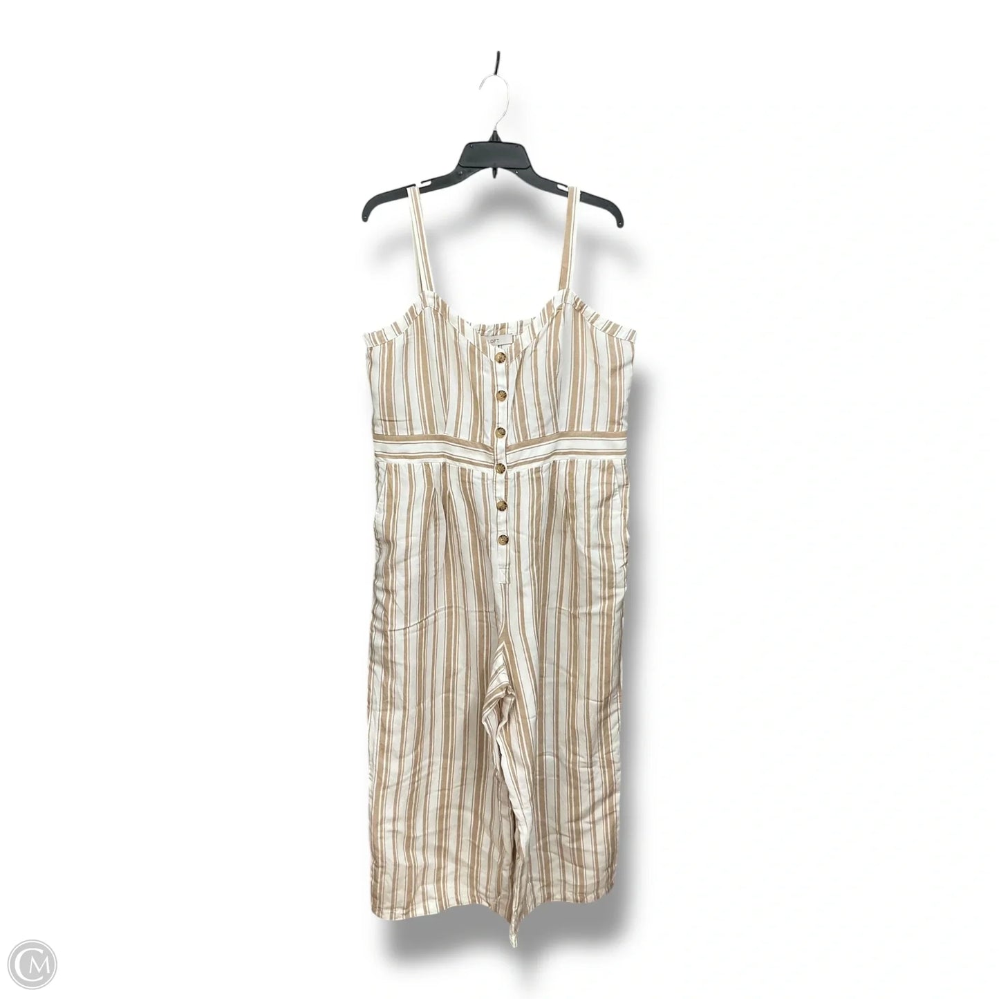 Jumpsuit By Loft In Striped Pattern, Size: Xl