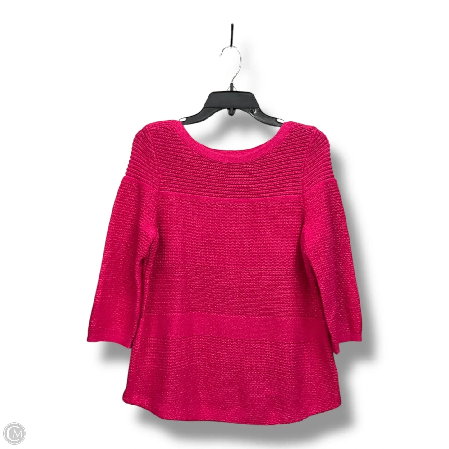 Sweater By Chicos In Pink, Size: M