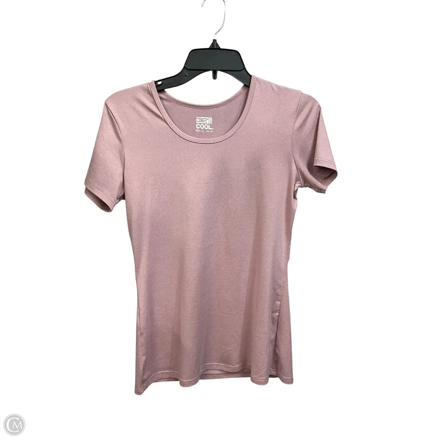 Athletic Top Short Sleeve By 32 Degrees In Mauve, Size: S