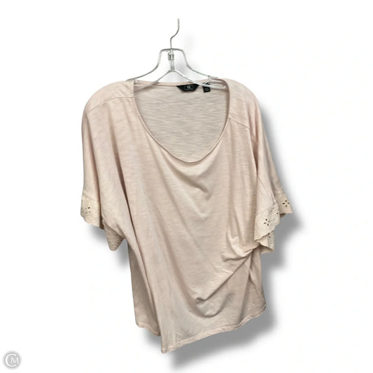 Top Short Sleeve By Clothes Mentor In Pink, Size: 2x