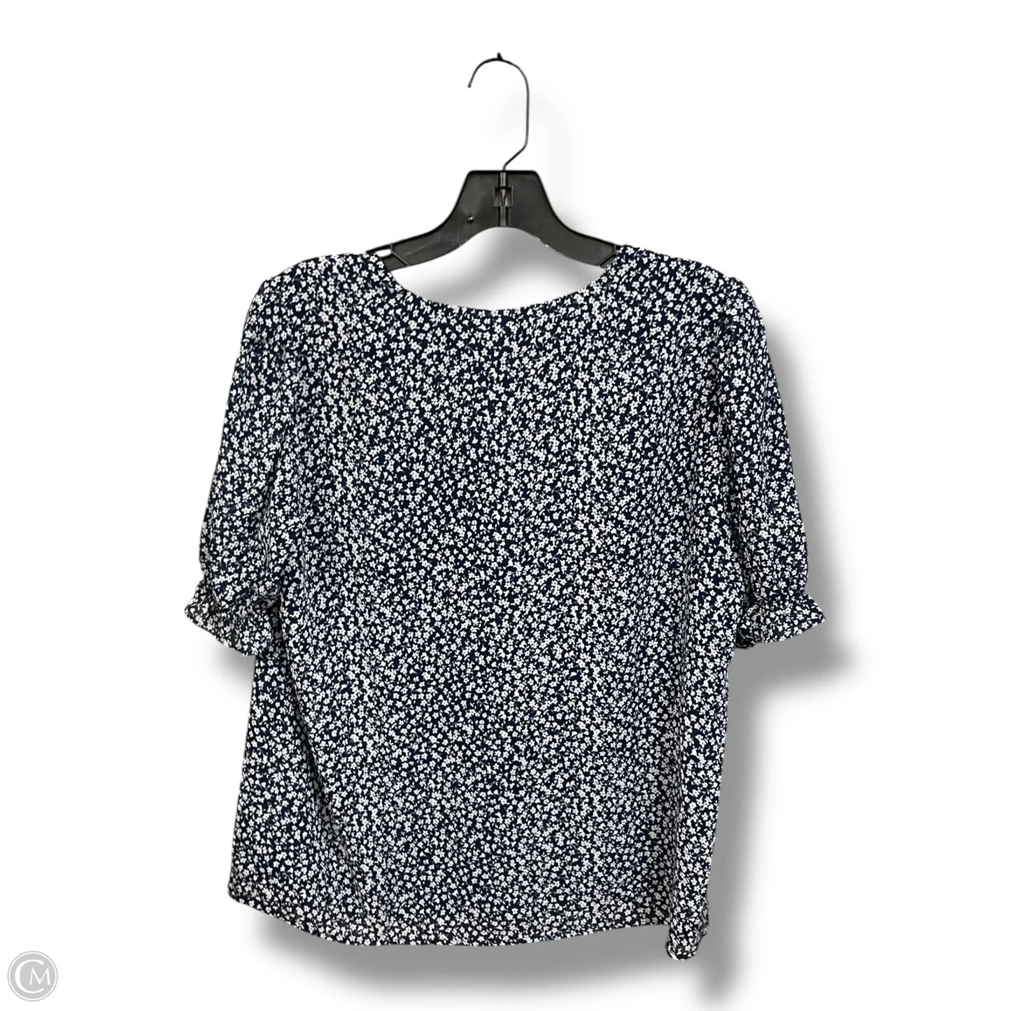 Blouse Short Sleeve By J. Crew In Floral Print, Size: S