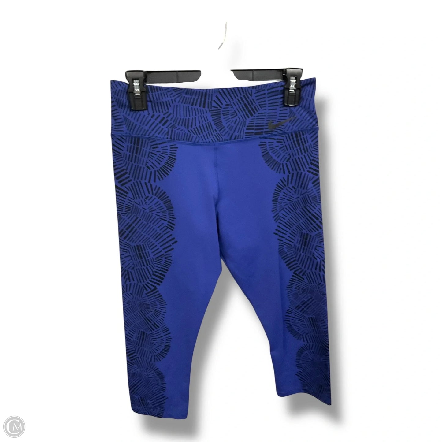 Athletic Capris By Nike Apparel In Blue, Size: M