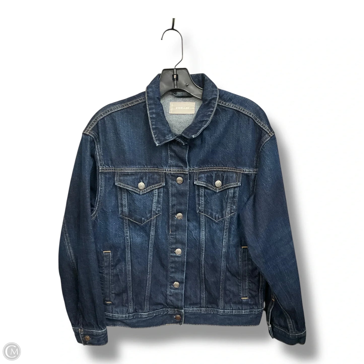 Jacket Denim By Everlane In Blue Denim, Size: M