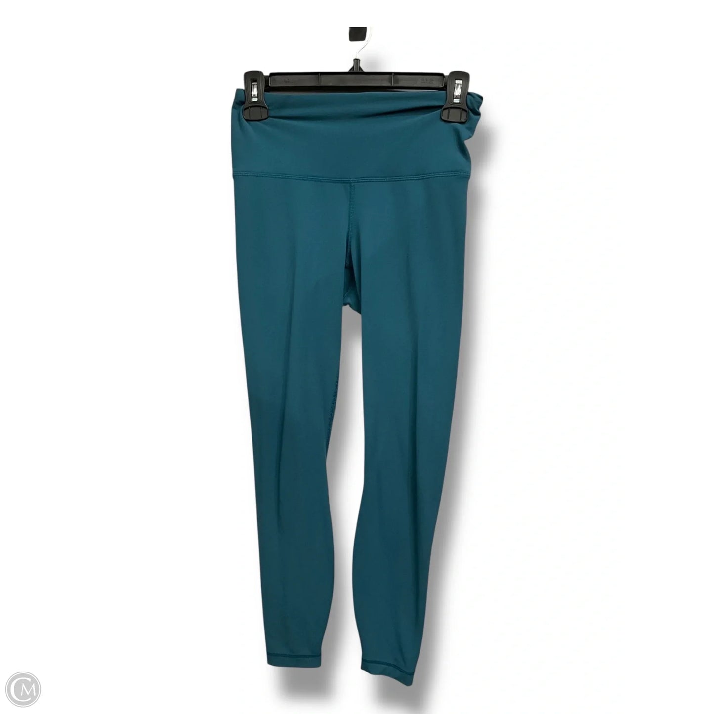 Athletic Capris By Yogalicious In Teal, Size: Xs