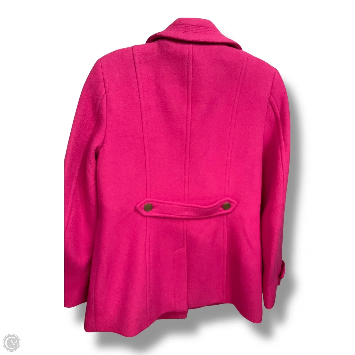 Coat Peacoat By Talbots In Pink, Size: S