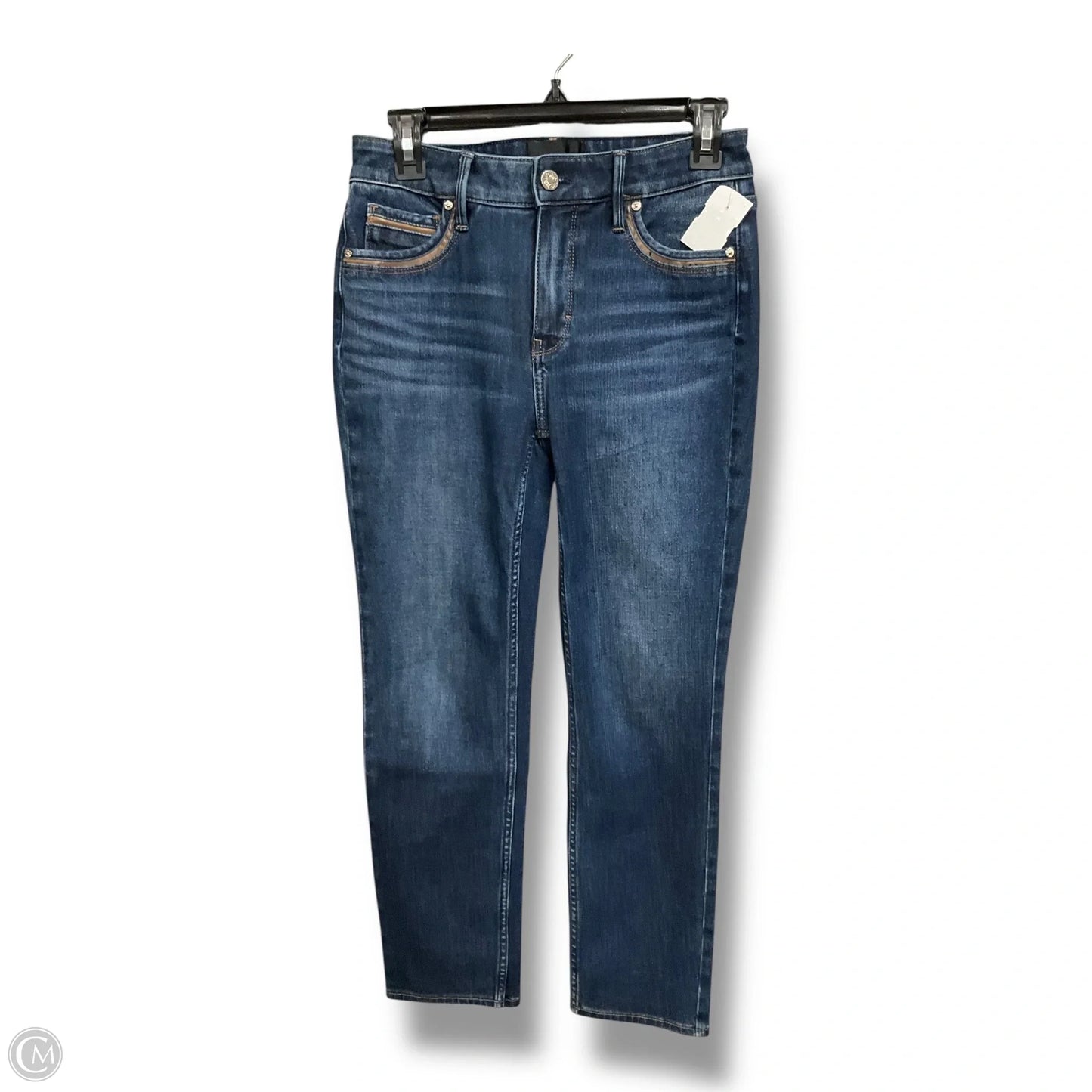 Jeans Straight By White House Black Market In Blue Denim, Size: 2