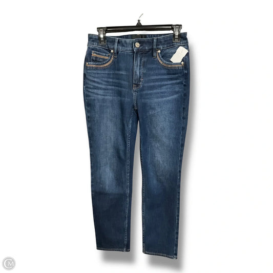 Jeans Straight By White House Black Market In Blue Denim, Size: 2
