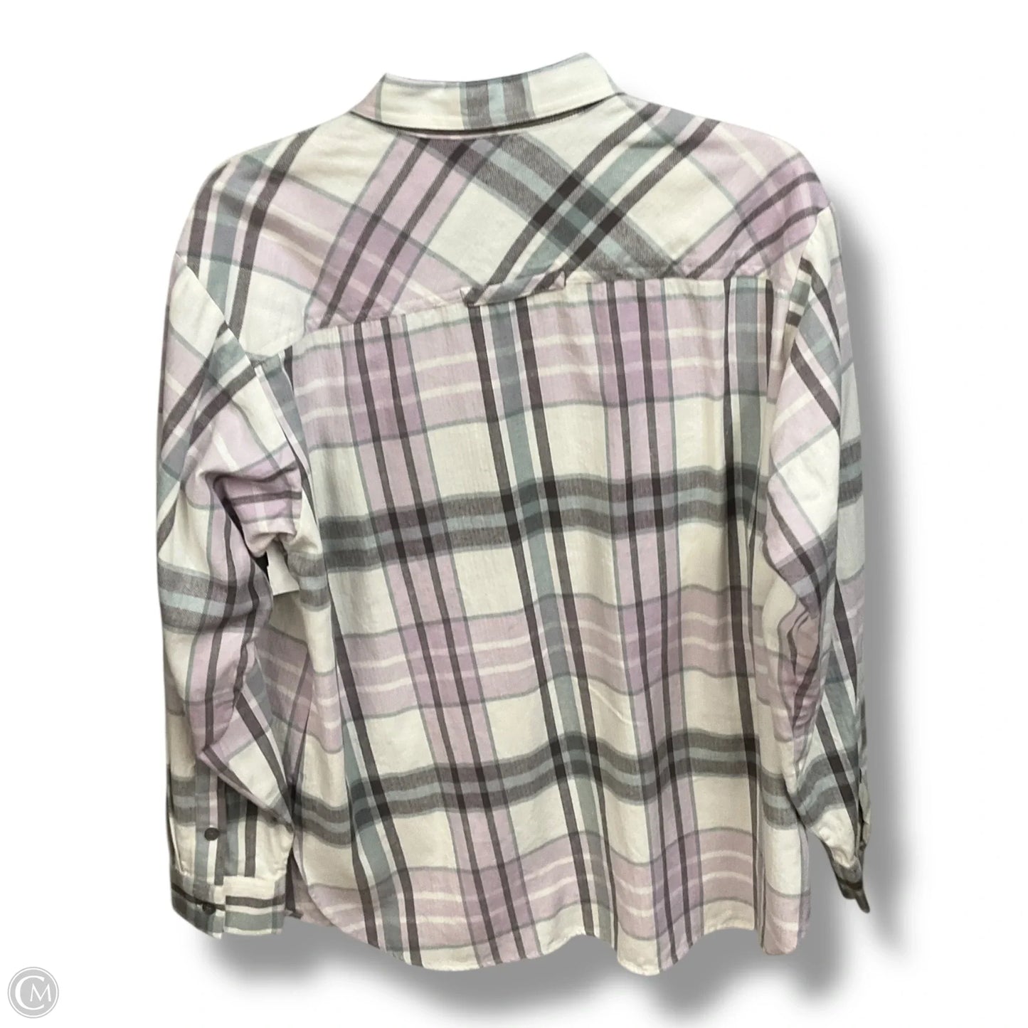 Top Long Sleeve By Loft In Striped Pattern, Size: L
