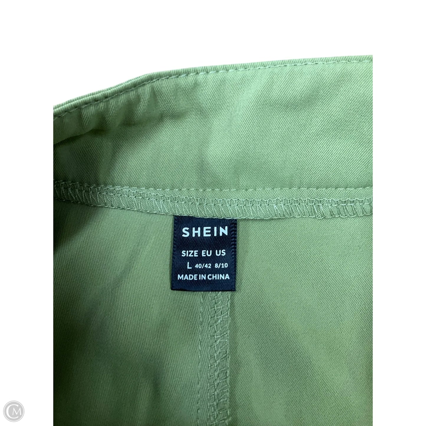 Shorts By Shein In Green, Size: 10