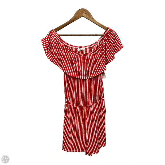 Romper By Love Tree In Red, Size: L