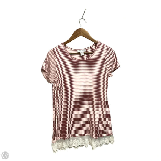 Maternity Top Short Sleeve By Motherhood, Size: S