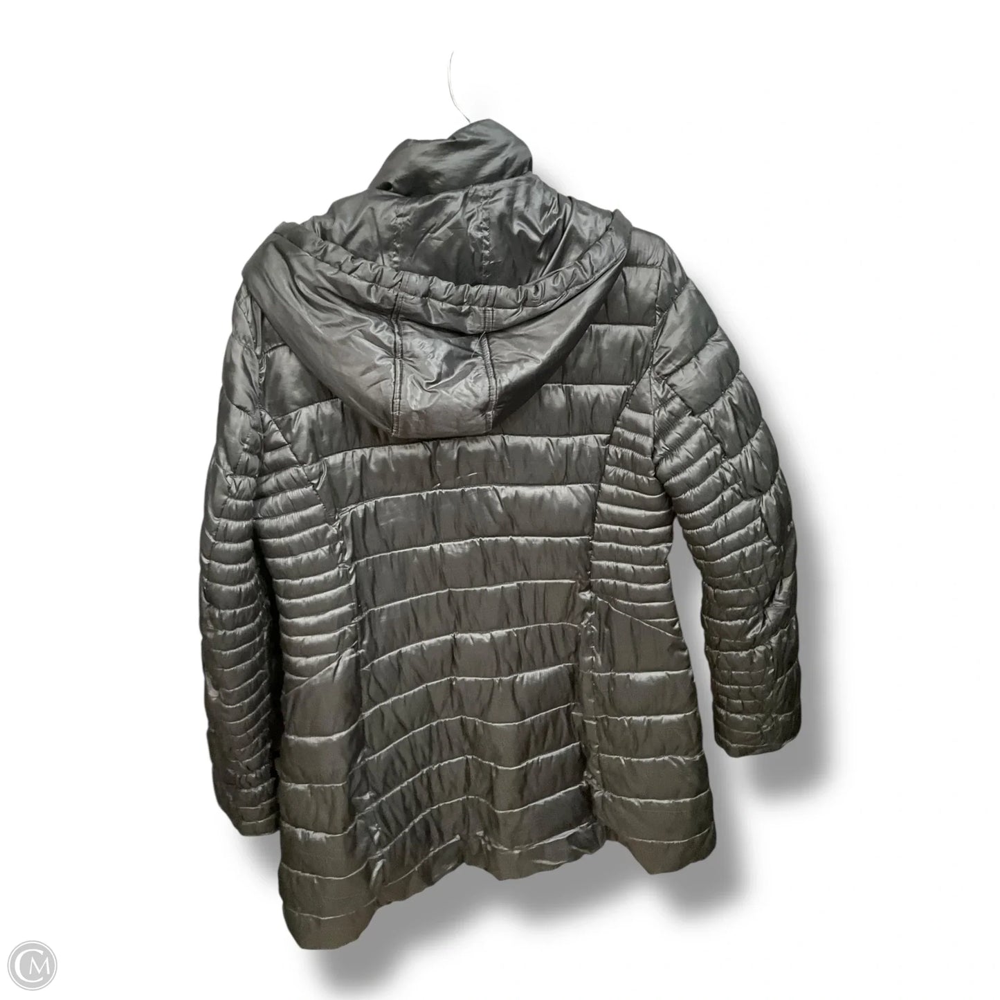 Coat Puffer & Quilted By Apt 9 In Grey, Size: M