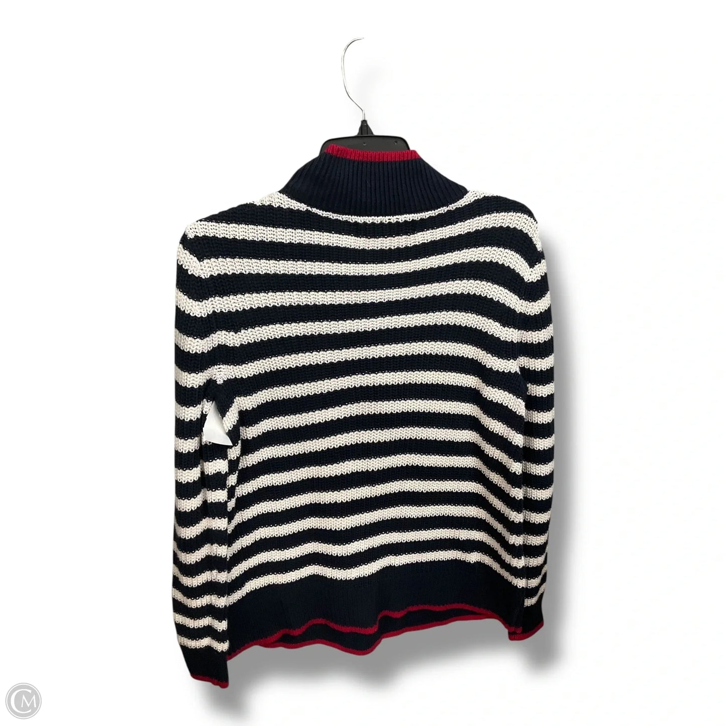 Sweater By Loft In Striped Pattern, Size: M