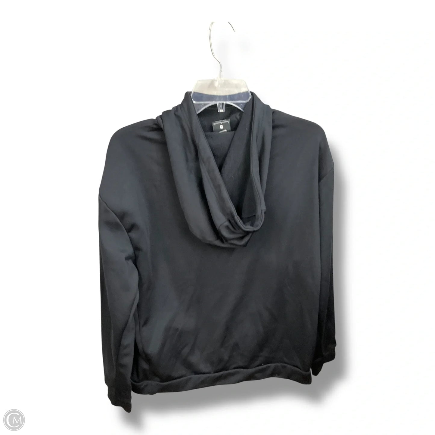 Athletic Top Long Sleeve Hoodie By Nike Apparel In Black, Size: S