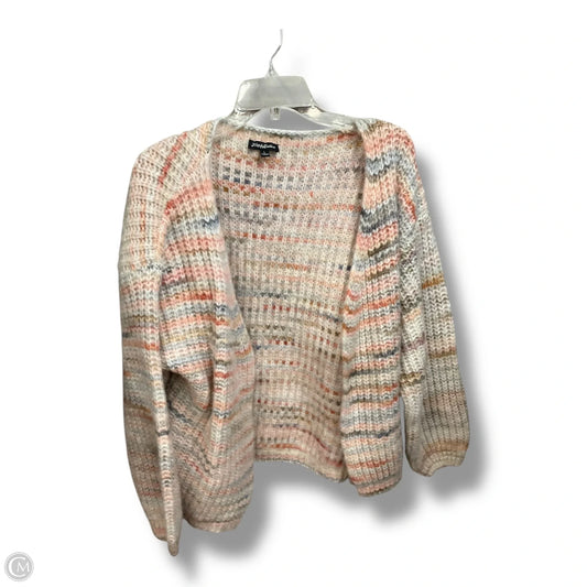 Sweater Cardigan By Clothes Mentor In Multi-colored, Size: L