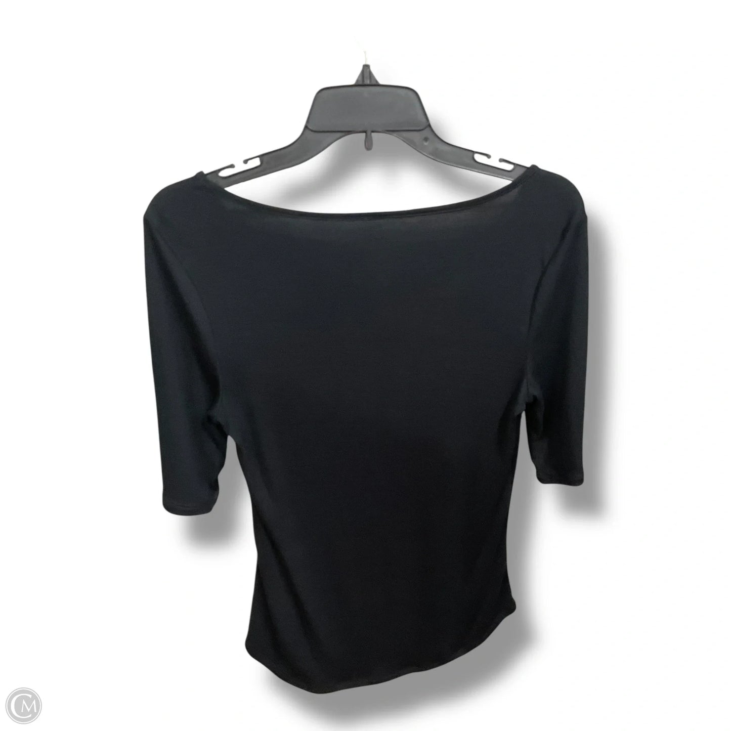 Top Short Sleeve By Apt 9 In Black, Size: Xs