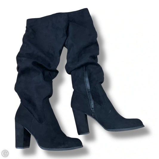 Boots Knee Heels By Madden Nyc In Black, Size: 8.5