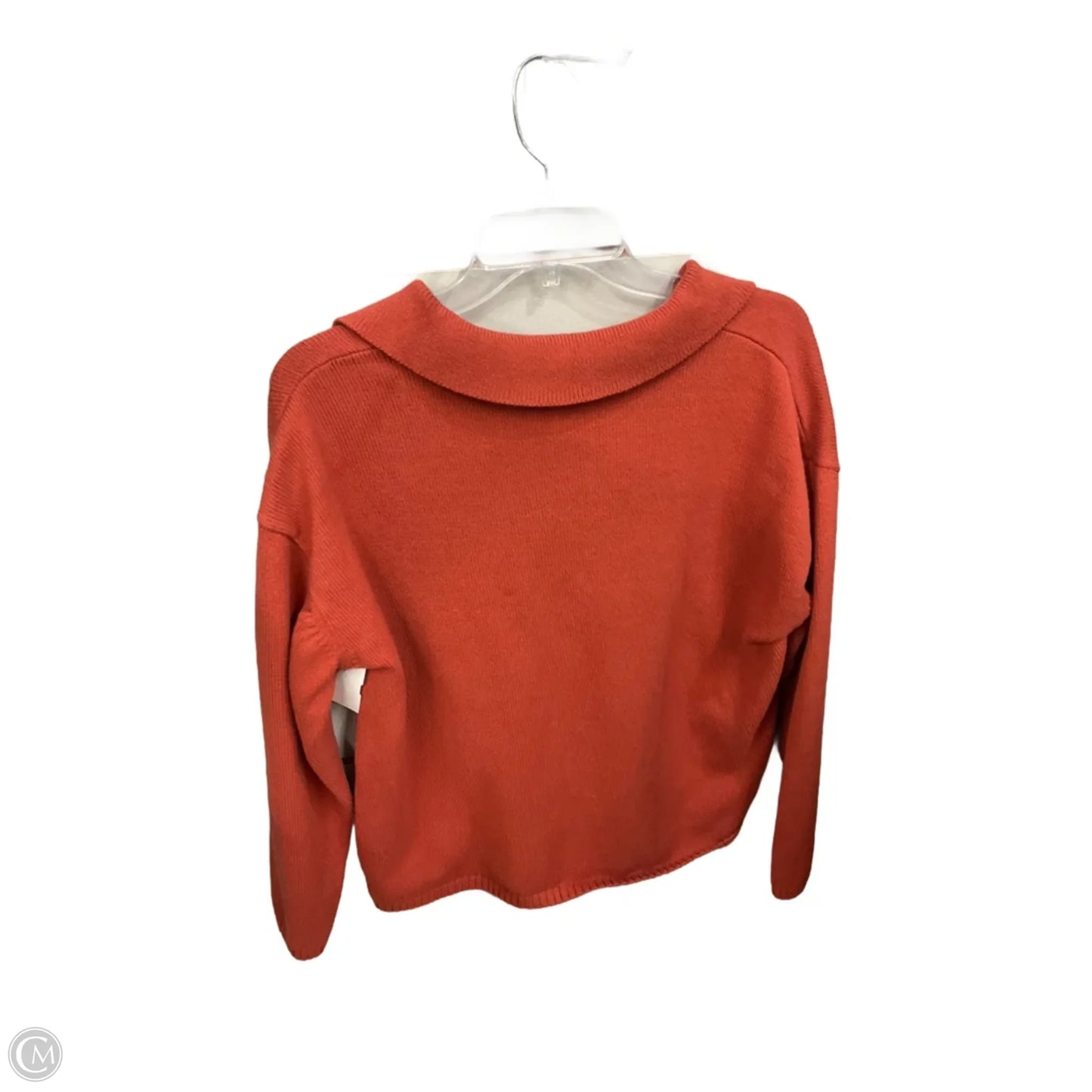 Top Long Sleeve Basic By Ann Taylor In Orange, Size: Xl